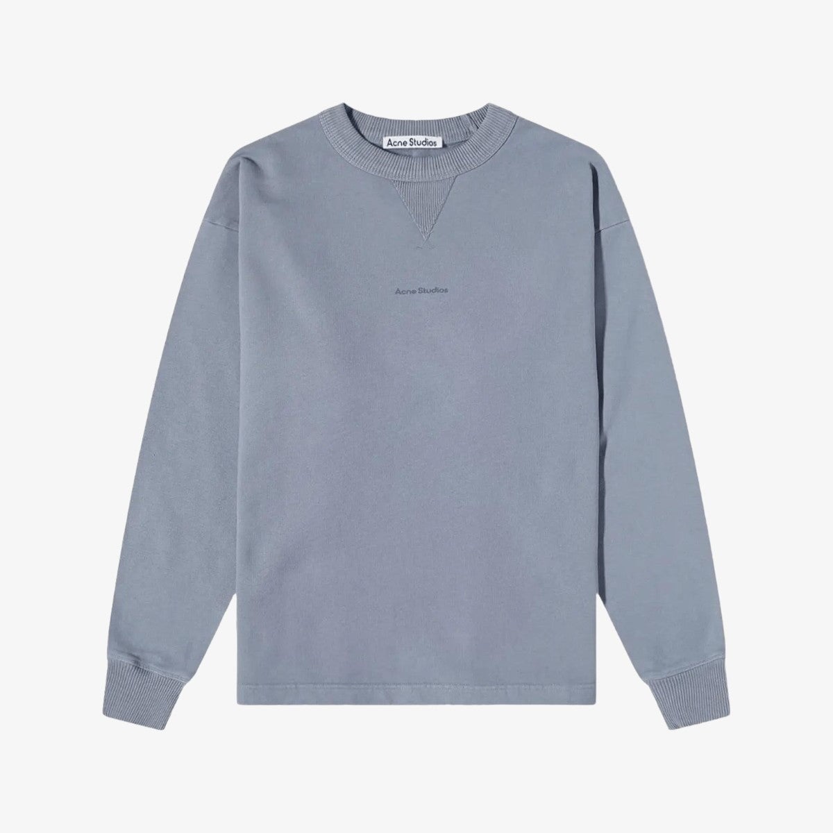 Acne studios fin stamp logo crew sweat sale