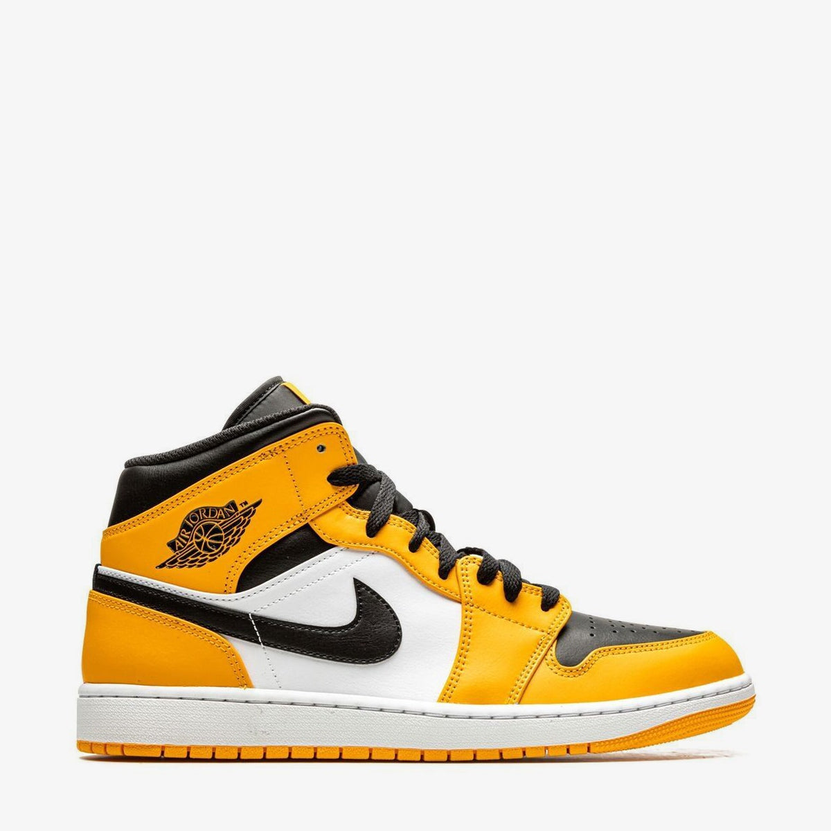 Jordan mid 1 yellow toe hotsell