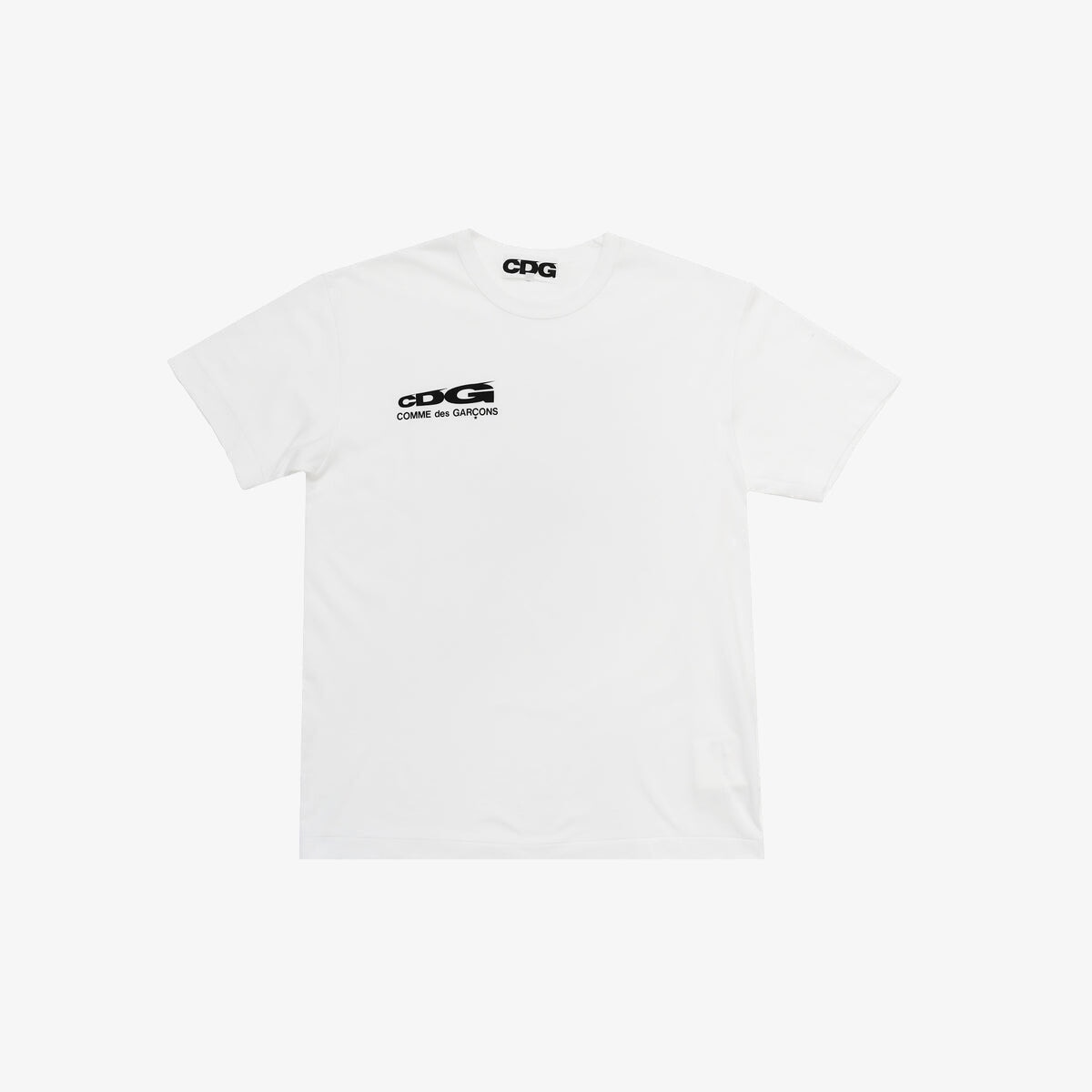 Comme de garcon white t shirt best sale