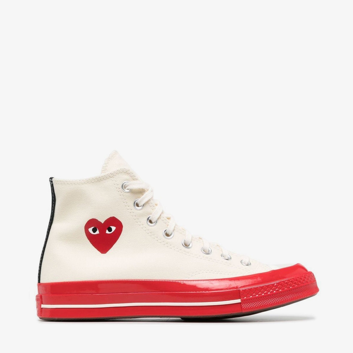 Comme Des Garcons Play x Converse Chuck 70 Pristine Red High Plug and Play