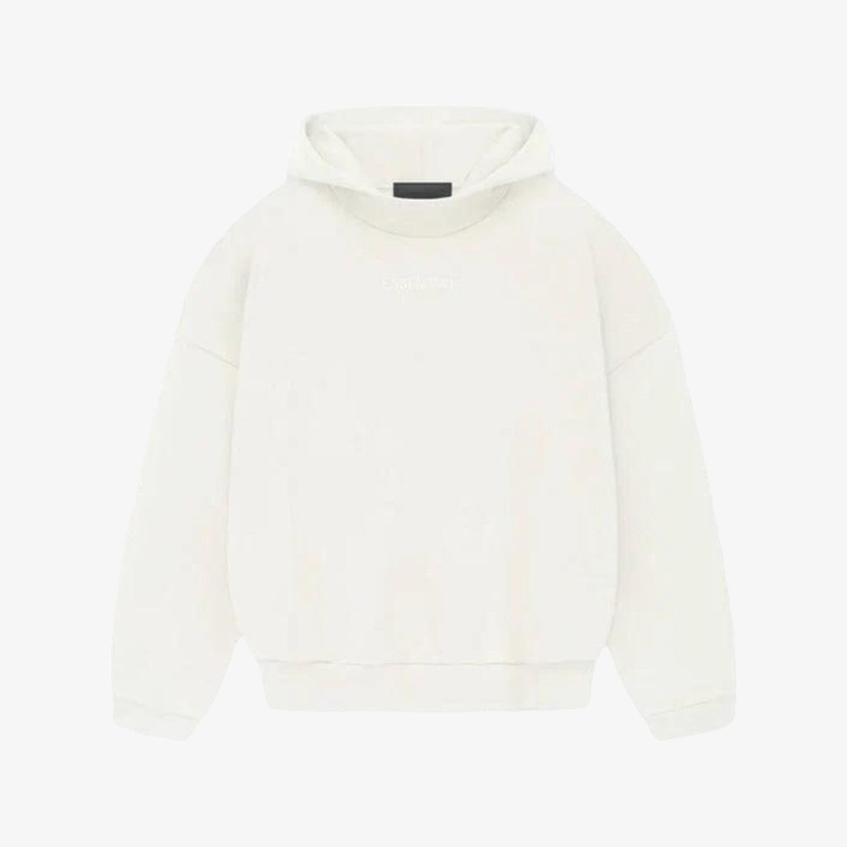 Fear of god essentials white hoodie best sale