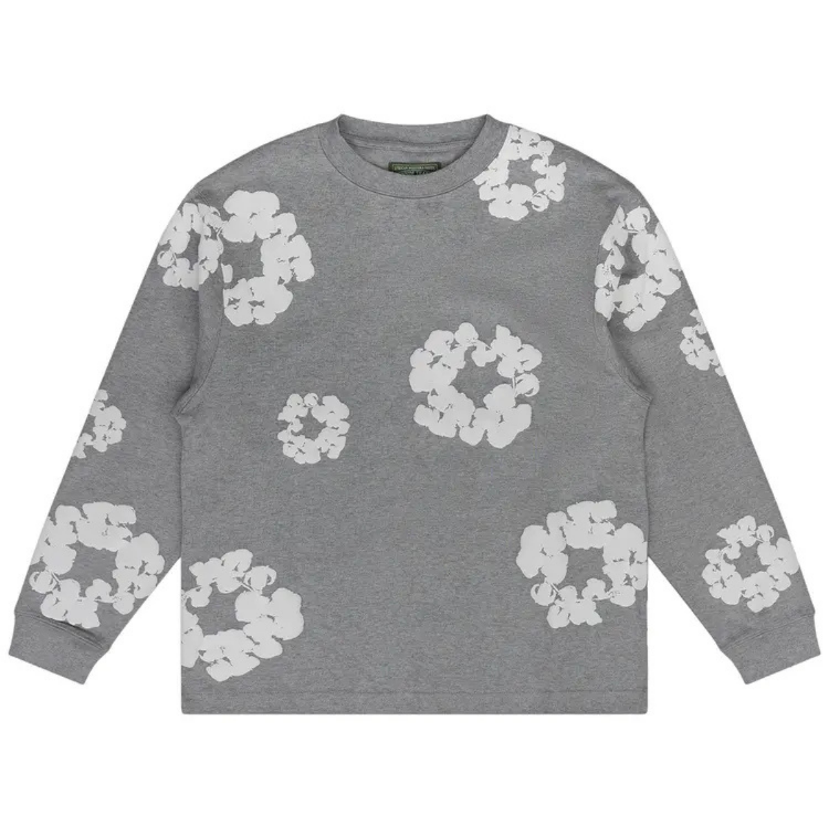 Denim Tears Cotton Wreath Long-Sleeve T-Shirt 'Grey'