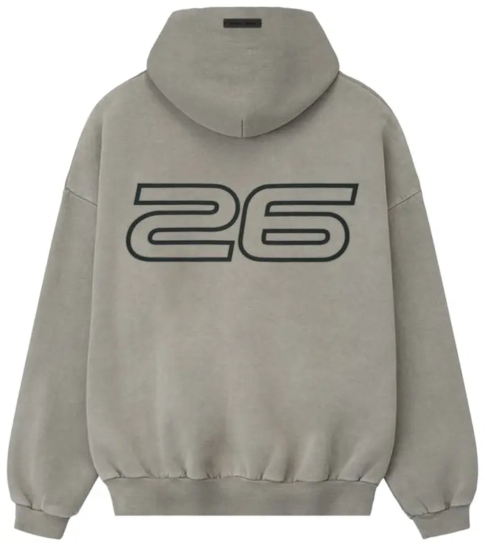 Fear of God Essentials Heavy Fleece 90s Hoodie 'Smoke Grey'