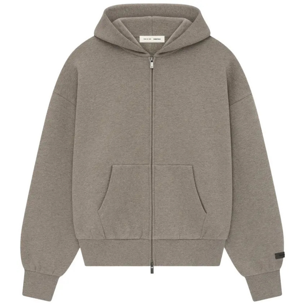 Fear of God Essentials Classic Full Zip-Up Hoodie 'Homestead Heather'