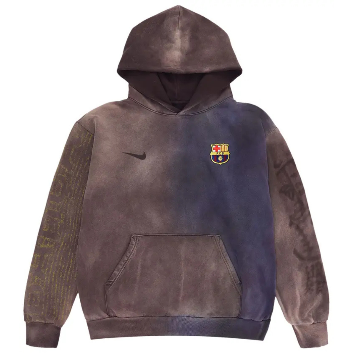 Nike FC Barcelona x Cactus Jack Split-Dye Crest Hoodie 'Brown'