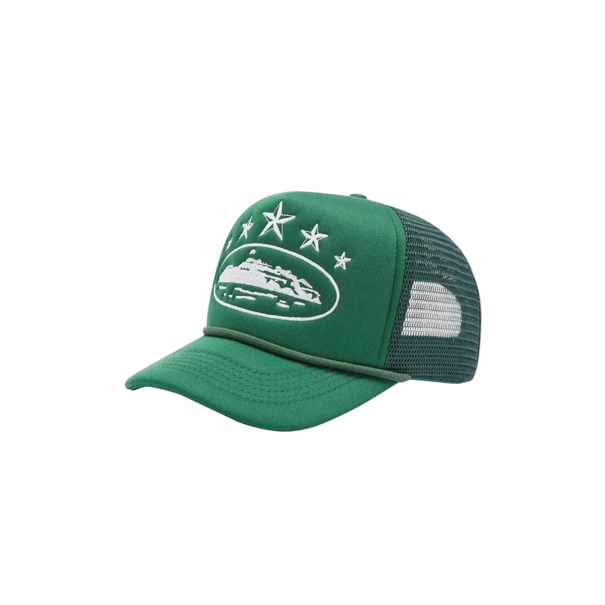 Corteiz 4Starz Alcatraz Trucker Hat 'Green'