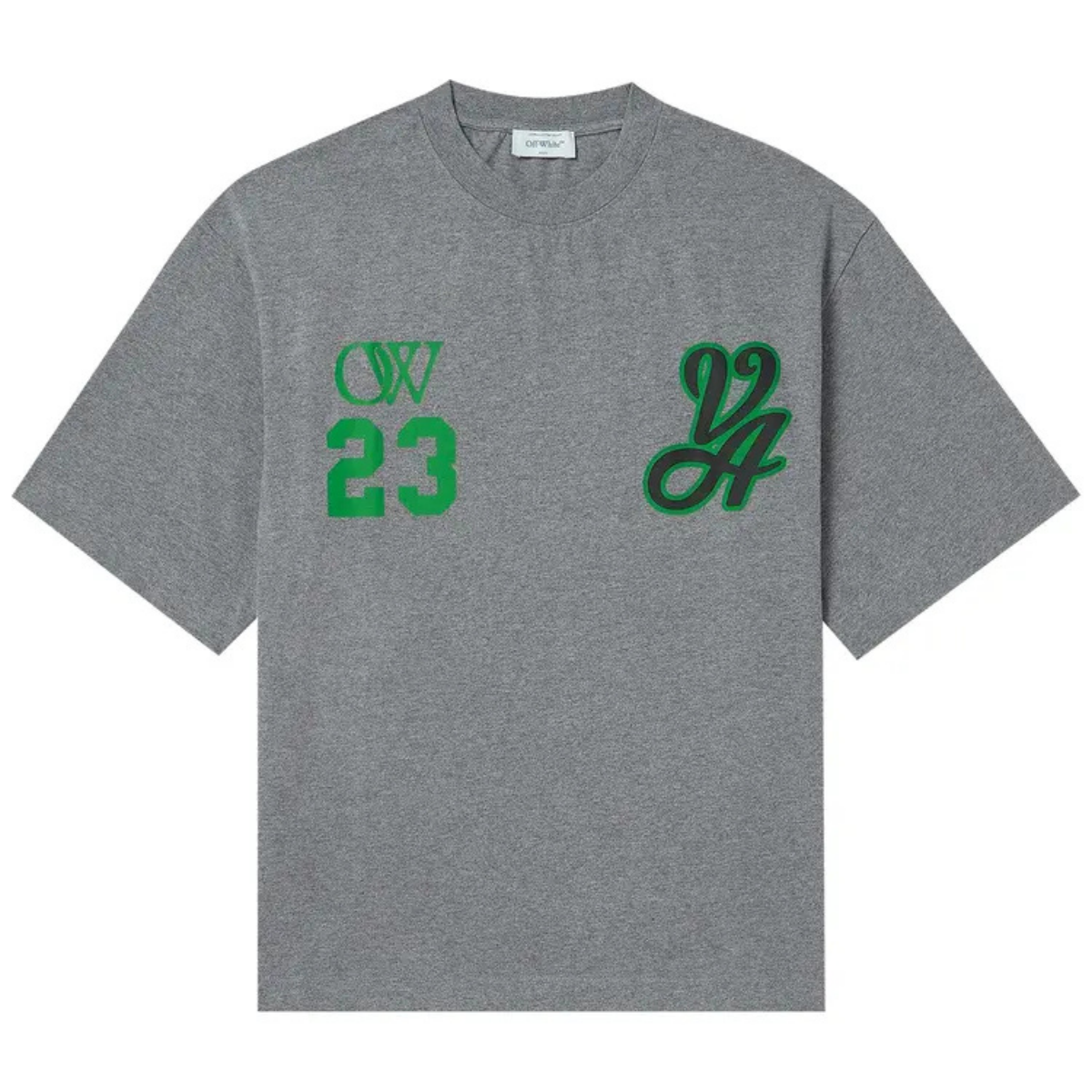 Off-White 23 Varsity Skate Short-Sleeve Tee 'Melange Grey'