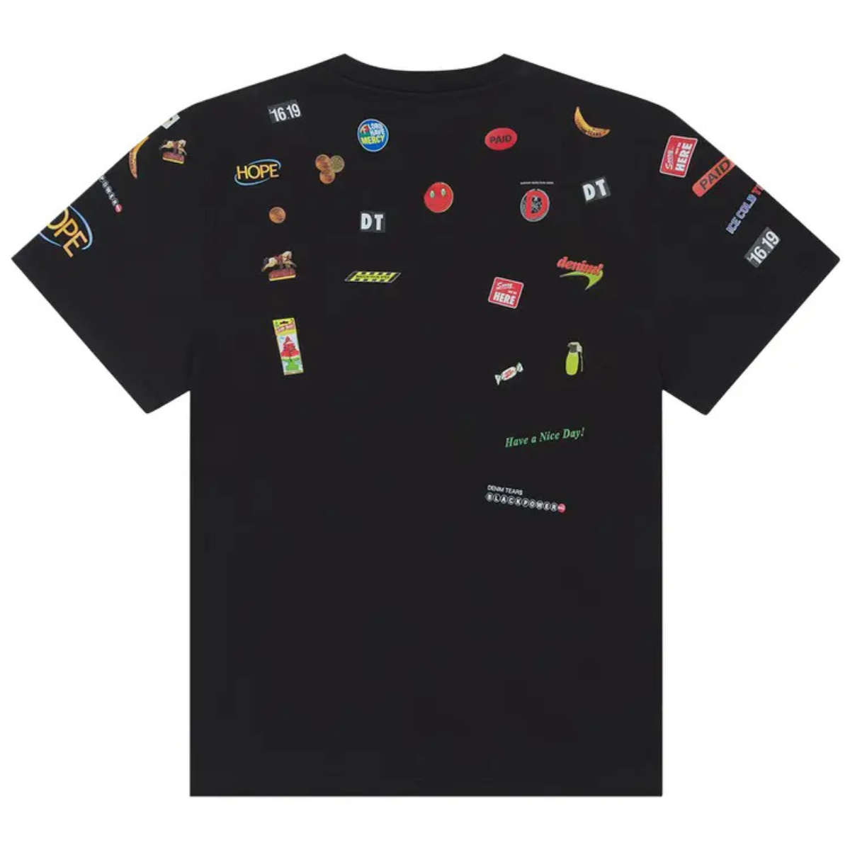 Denim Tears Sweet Corner Tee 'Black'