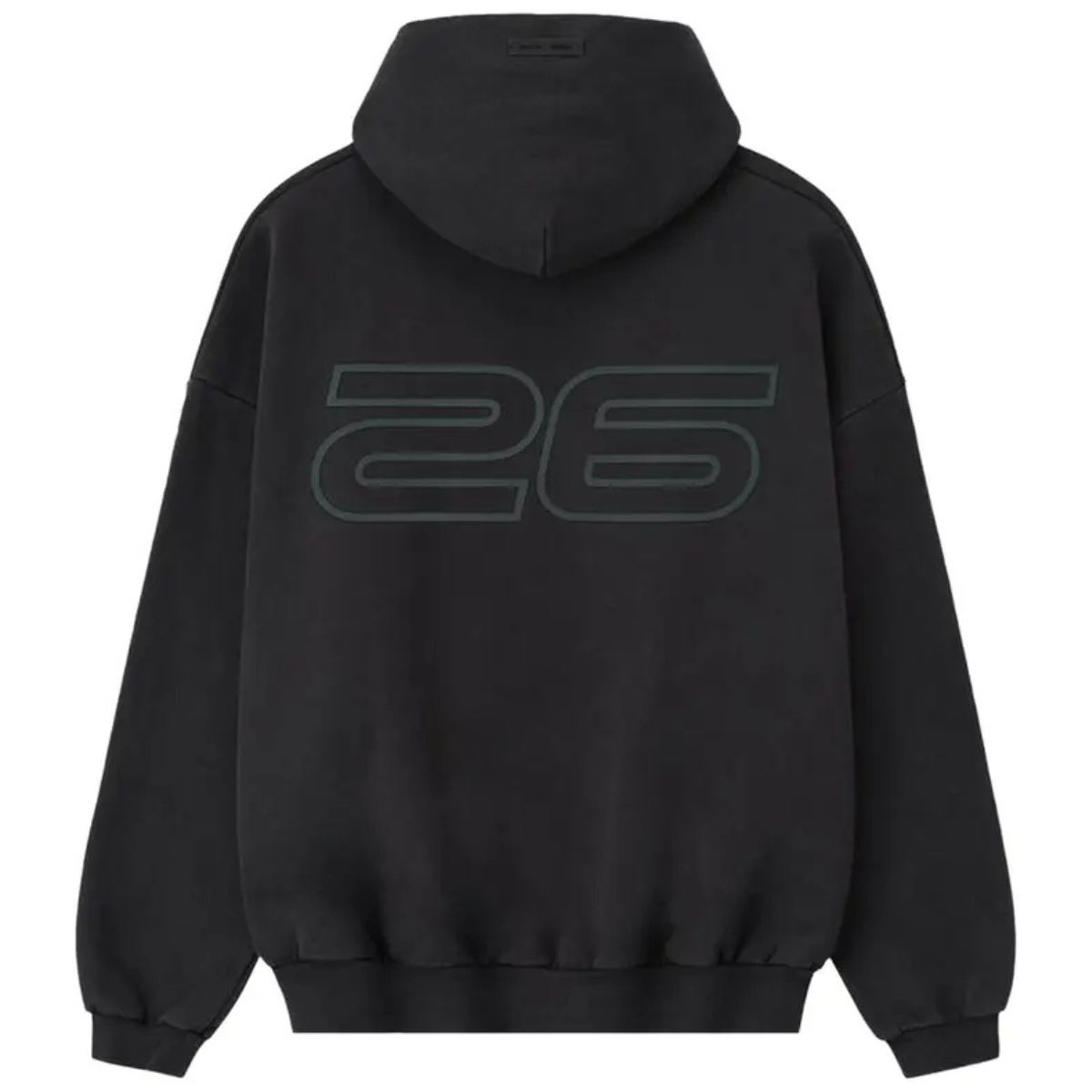 Fear of God Essentials Heavy Fleece 90s Hoodie 'Vintage Black'