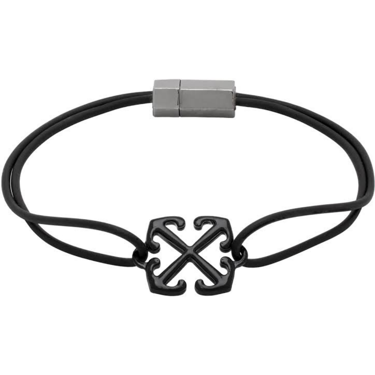 Off-White Arrows Rubber Bracelet 'Black'