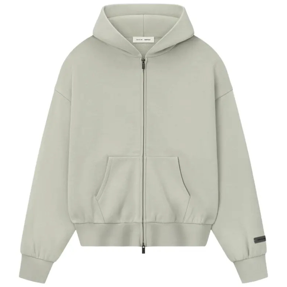 Fear of God Essentials Classic Full Zip Hoodie 'Abbey Stone'