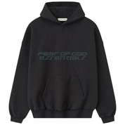 Fear of God Essentials Heavy Fleece 90s Hoodie 'Vintage Black'