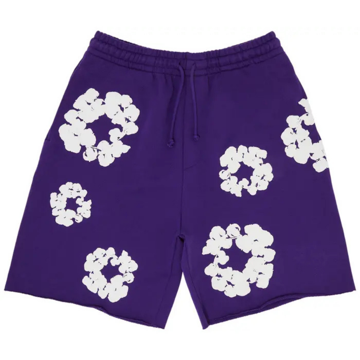Denim Tears The Cotton Wreath Shorts 'Purple'