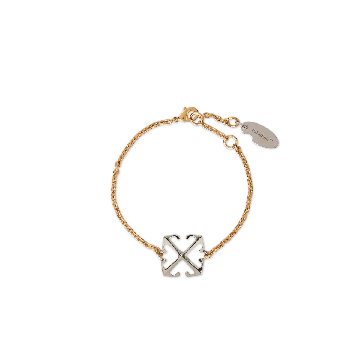 Off-White Bicolor Arrow Bracelet 'Gold'