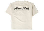 about:blank Banner T-Shirt 'Oat/Black' T-shirts about:blank