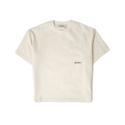 about:blank Banner T-Shirt 'Oat/Black' T-shirts about:blank
