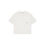 about:blank Box Logo T-shirt 'Oat/Estate Blue' T-shirts about:blank