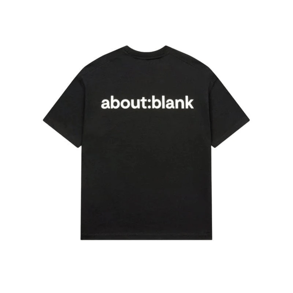 about:blank Cotton Short-sleeve T-shirt 'Black' T-shirts about:blank