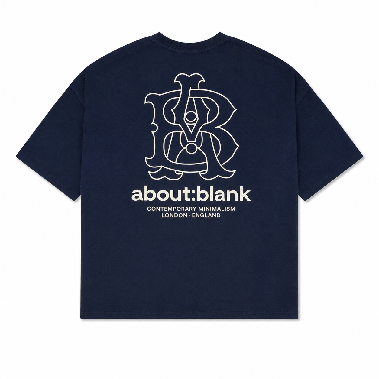 about:blank Emblem T-shirt 'Navy' T-Shirts about:blank
