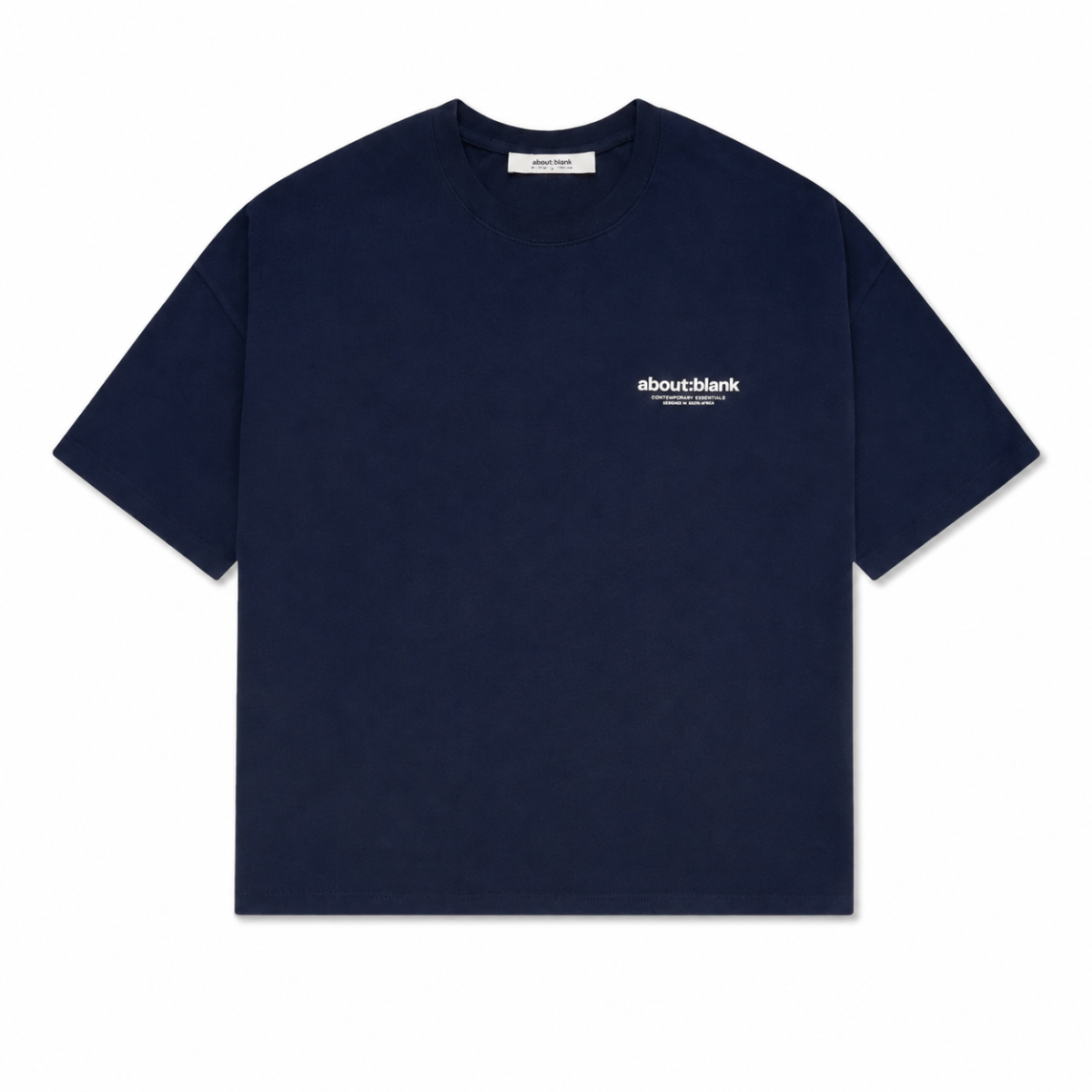 about:blank Emblem T-shirt 'Navy' T-Shirts about:blank