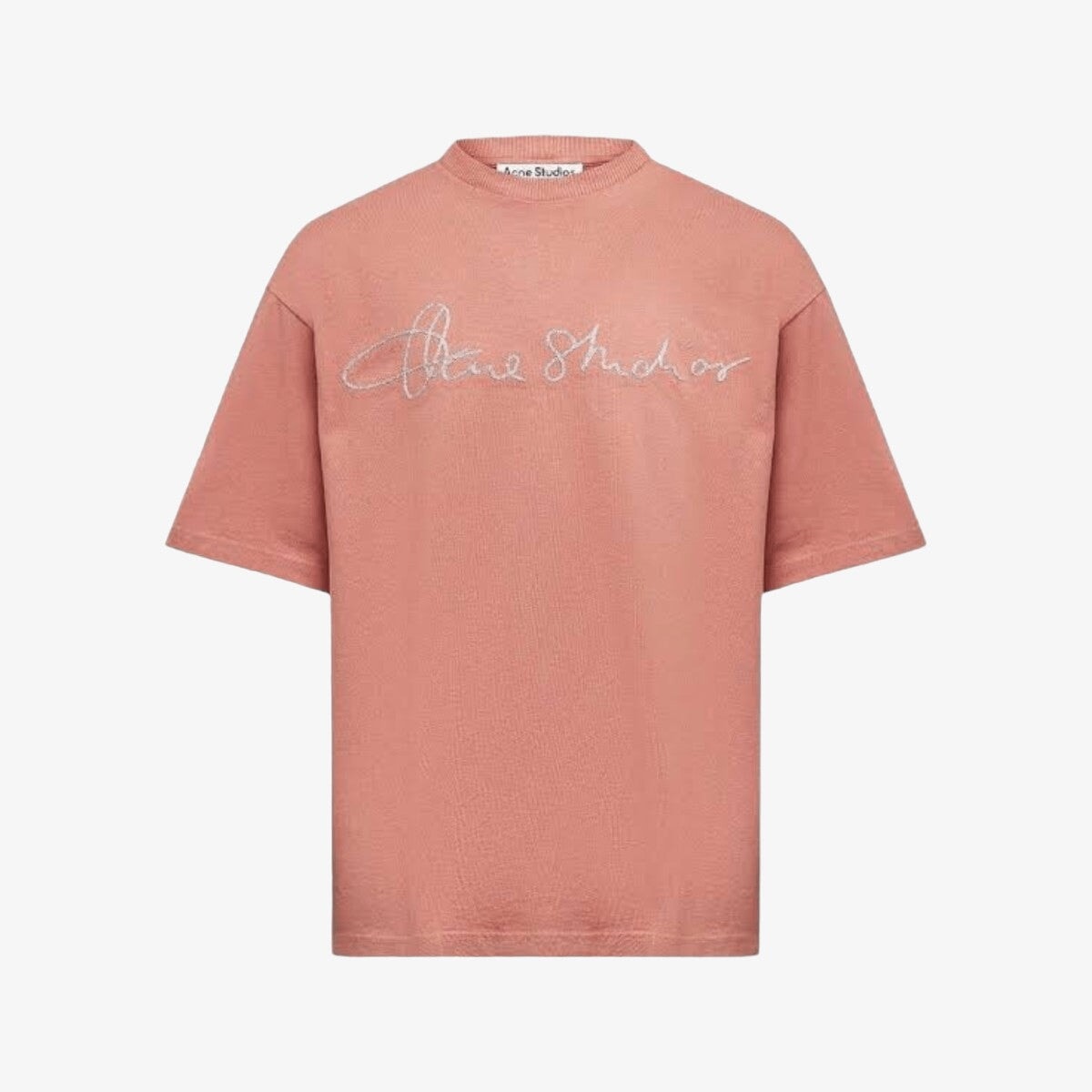 Acne Studios Cotton Logo “Old Pink” T-shirt T-Shirts Acne Studios