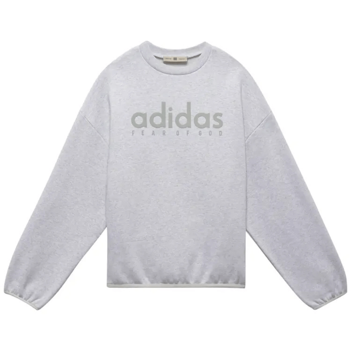 adidas x Fear of God Athletics Crewneck 'Light Grey Heather' Sweatshirts adidas