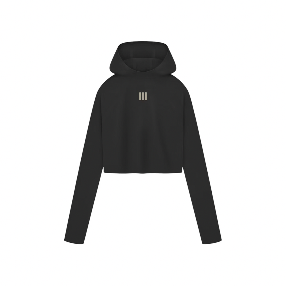 adidas x Fear of God Athletics Crop Hoodie 'Black' Hoodies adidas