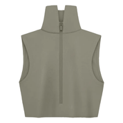 adidas x Fear of God Athletics High-Neck Crop Top 'Clay' Shirts adidas