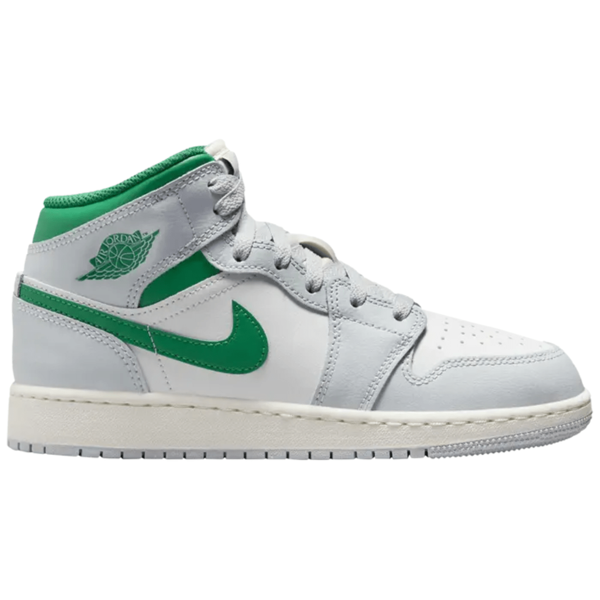 Air Jordan 1 Mid GS 'Summit White Pine Green' Sneakers Air Jordan