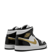 Air Jordan 1 Mid SE “Patent Black-Gold” Sneakers Air Jordan