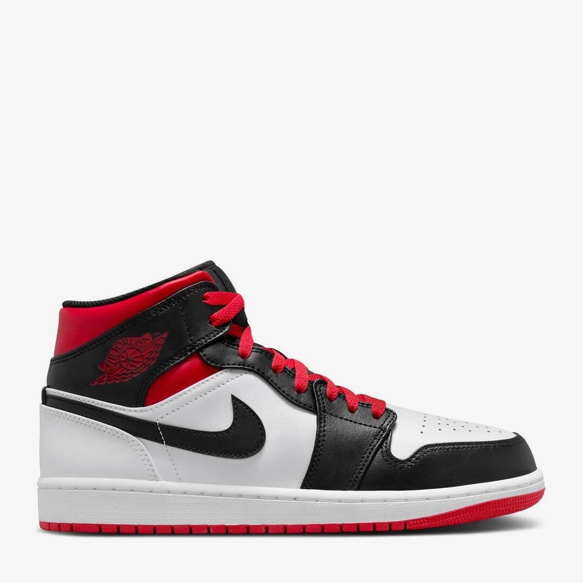 Air Jordan 1 Mid “White Gym Red Black Toe” Sneakers Air Jordan