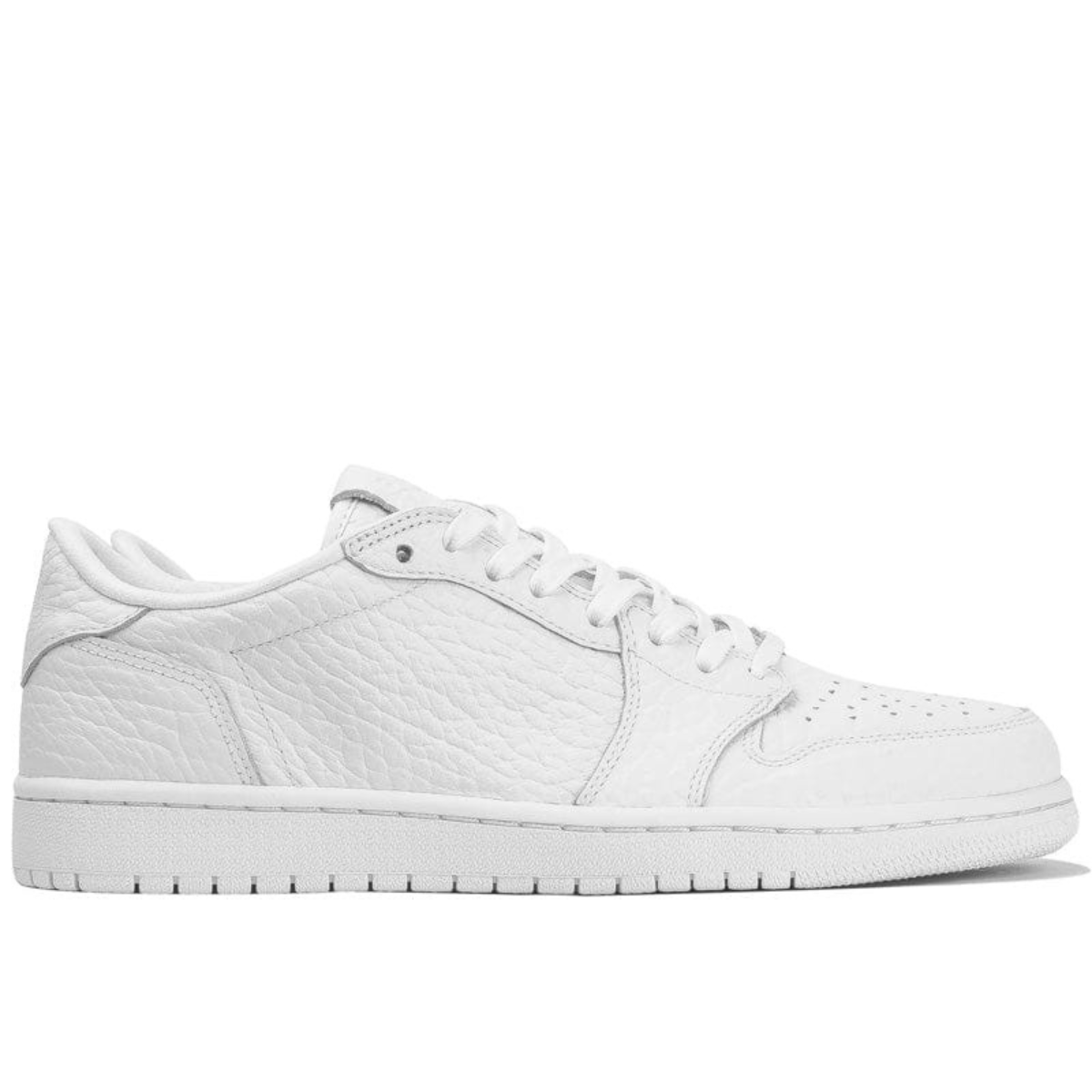 Air Jordan 1 Retro Low Swooshless 'Triple White' Sneakers Air Jordan