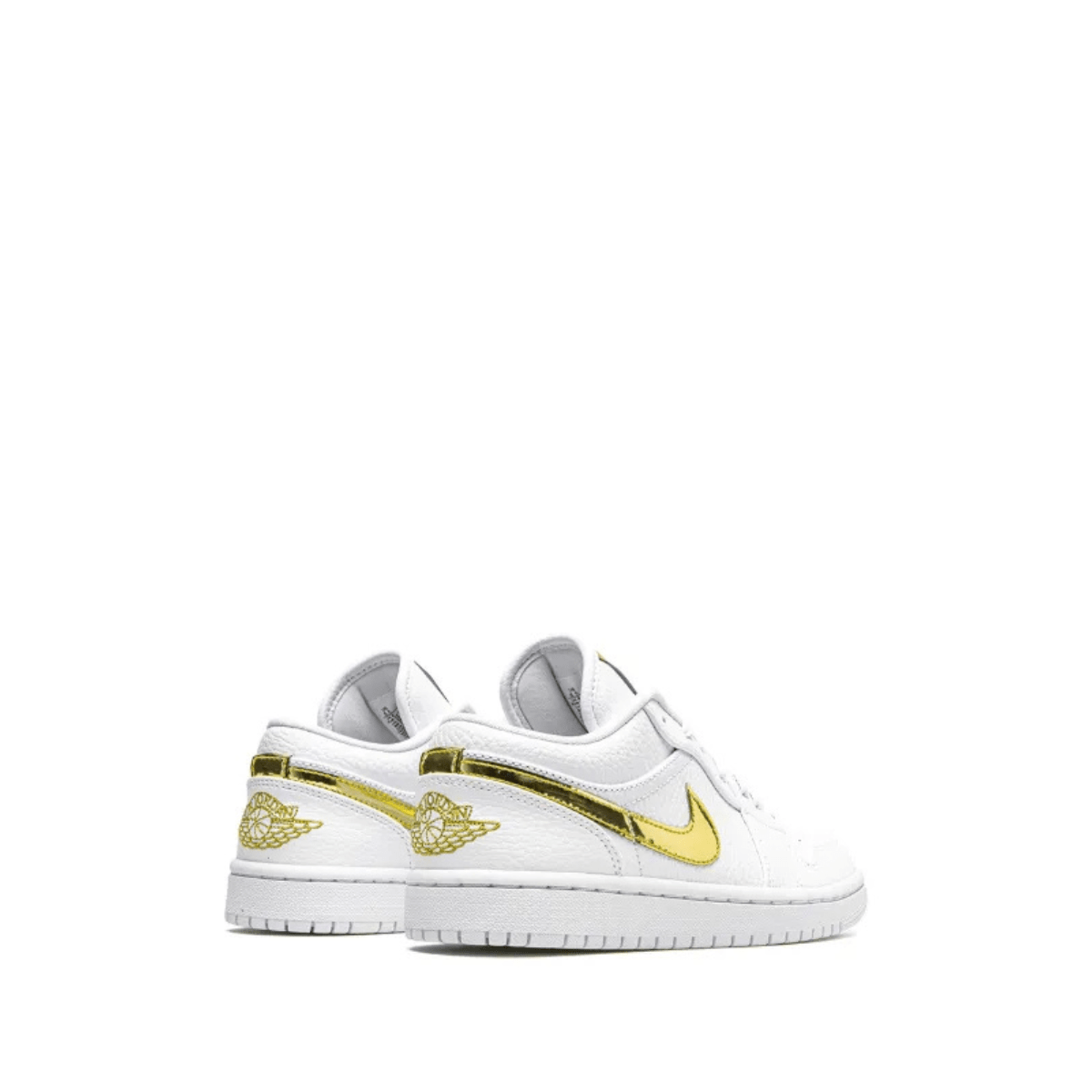 Air Jordan 1 Retro Low 'White Metallic Gold' Sneakers Nike