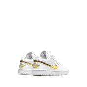 Air Jordan 1 Retro Low 'White Metallic Gold' Sneakers Nike