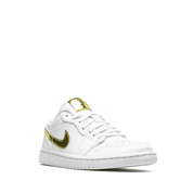 Air Jordan 1 Retro Low 'White Metallic Gold' Sneakers Nike