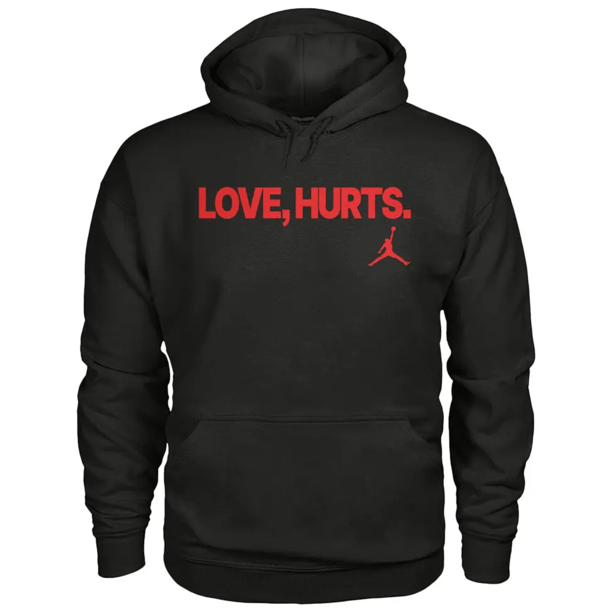 Air Jordan Jalen Hurts Love Hurts Hoodie 'Black/Red' Hoodies Air Jordan