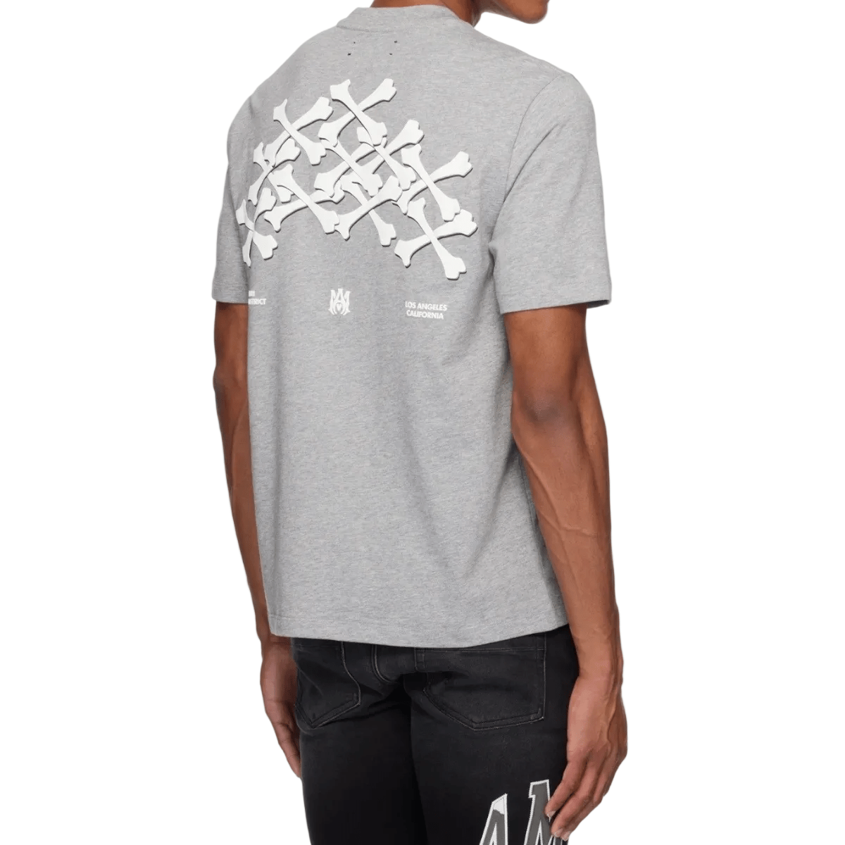 Amiri Bones Stacked Tee 'Grey' T-shirts Amiri