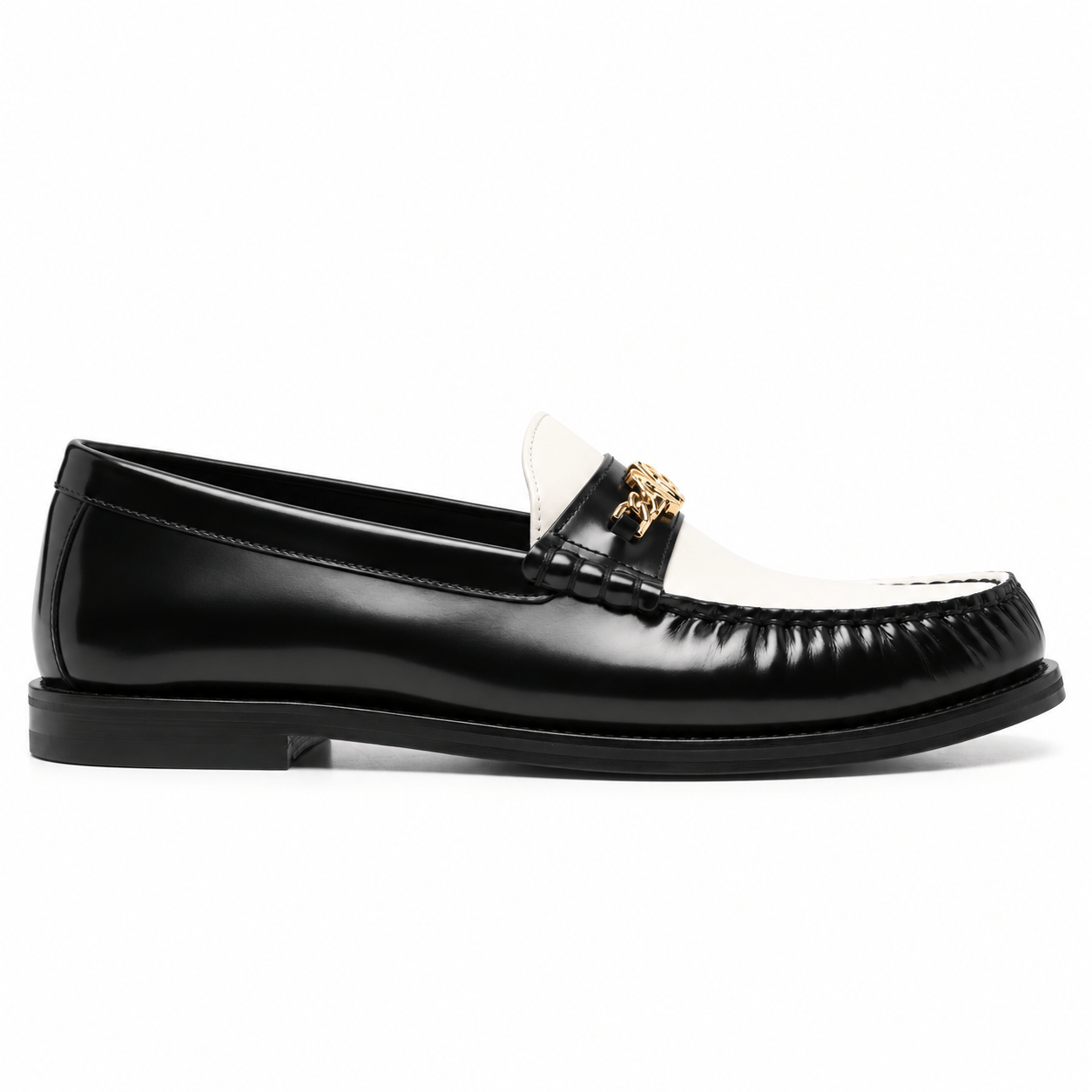 Amiri Two-Tone MA Chain Loafers 'Black' Sneakers Amiri