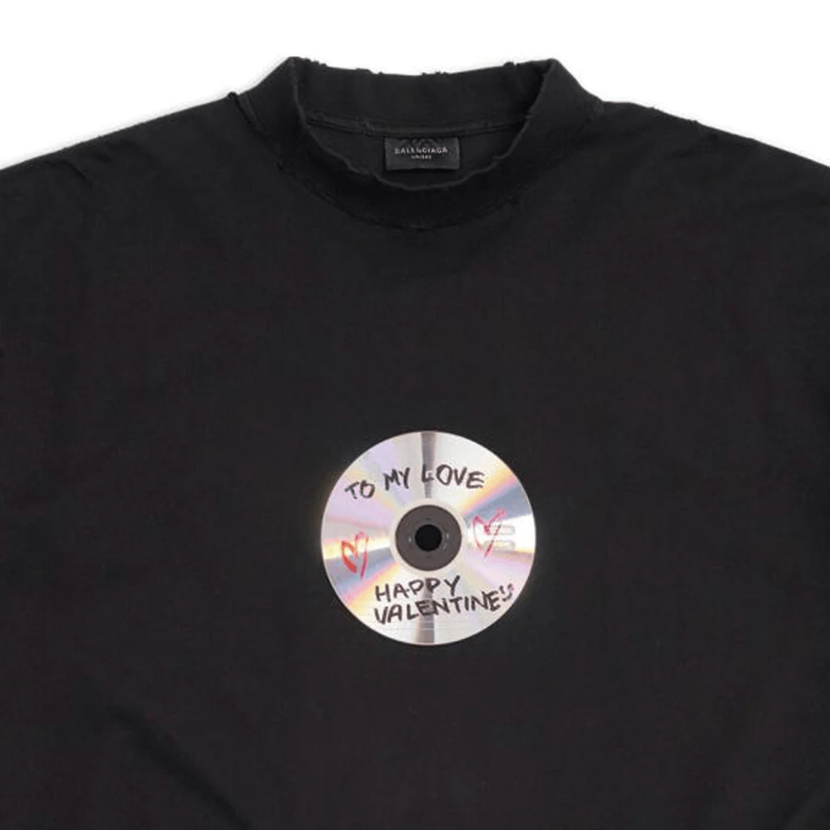 Balenciaga To My Love Tee 'Black' T-shirts Balenciaga