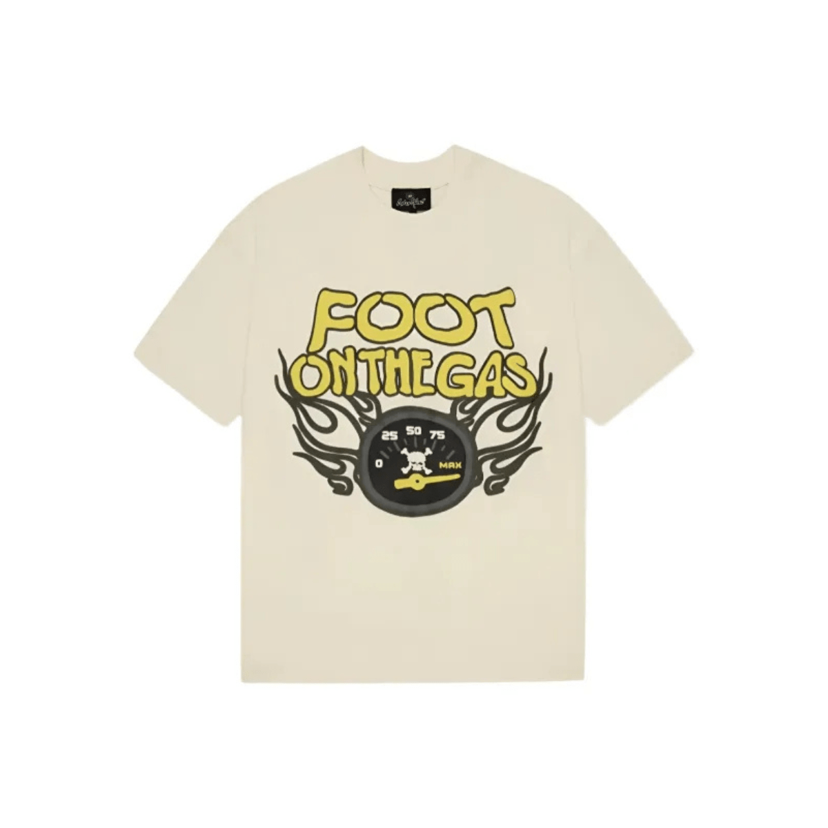 Broken Planet Foot On The Gas T-shirt 'Vanilla White' T-shirts Broken Planet