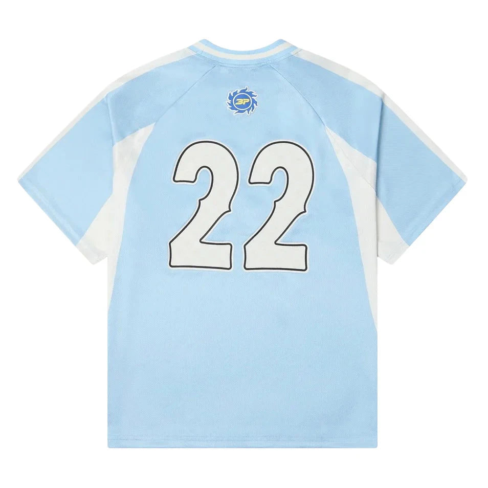Broken Planet Football Jersey Tee 'Light Blue' T-Shirts Broken Planet