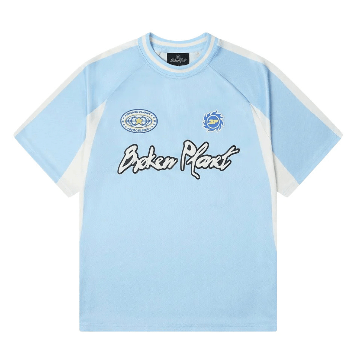 Broken Planet Football Jersey Tee 'Light Blue' T-Shirts Broken Planet