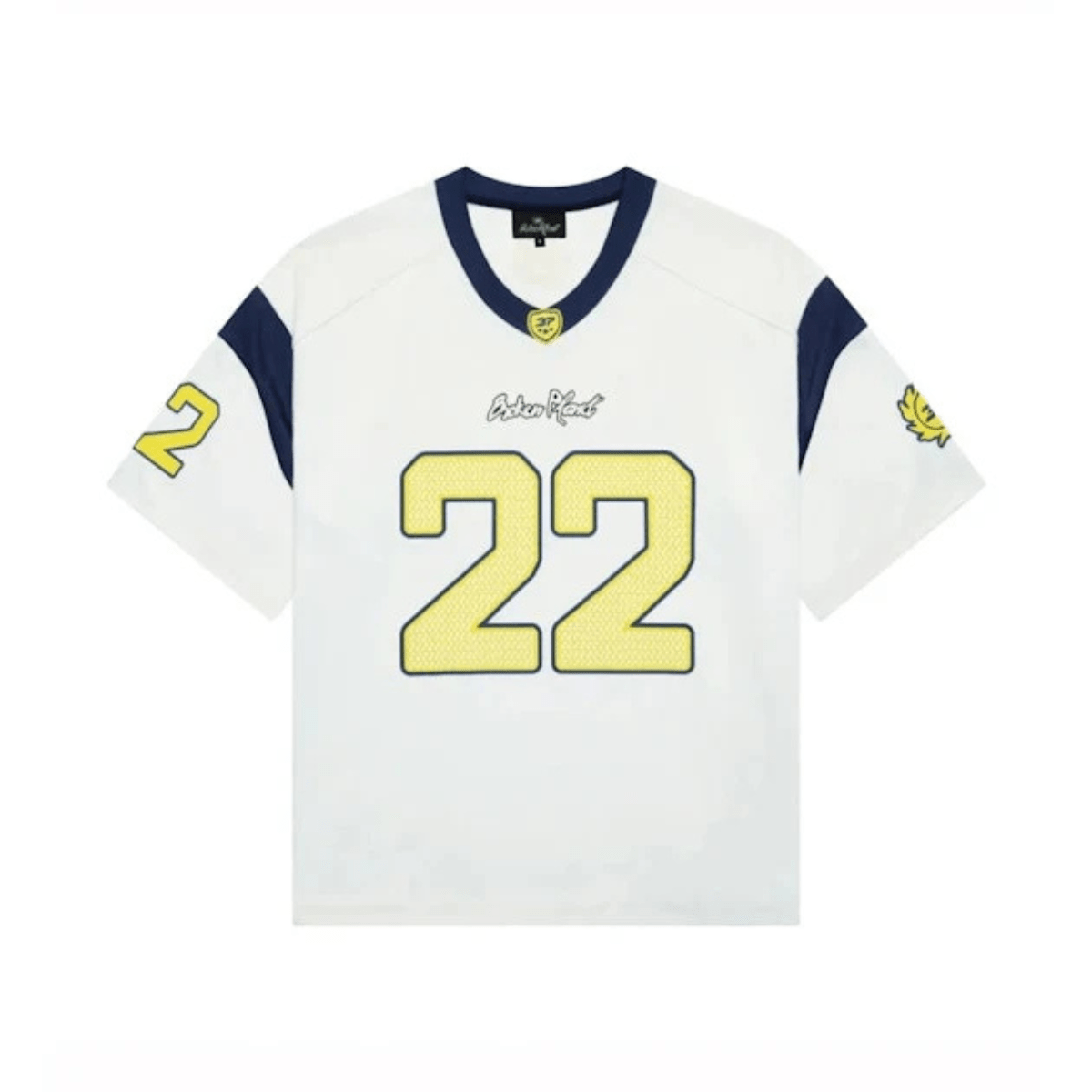 Broken Planet Football Jersey Tee 'White/Blue' T-Shirts Broken Planet