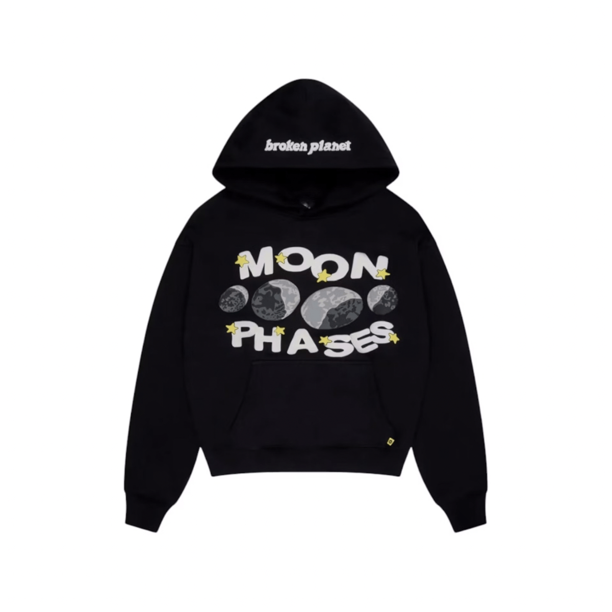 Broken Planet Moon Phases Hoodie 'Midnight Black' Hoodies Broken Planet
