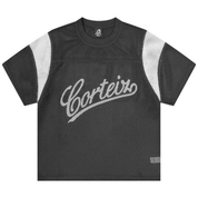 Corteiz Open Mesh Panel Jersey 'Black/White' T-shirts Corteiz