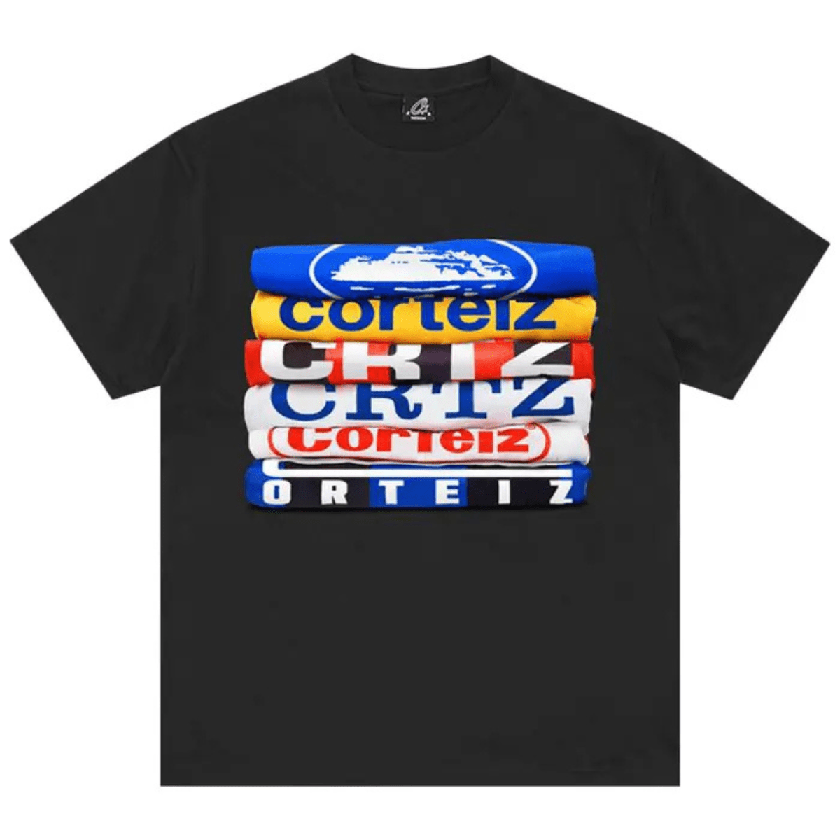 Corteiz T-Shirt Stack Tee 'Black' T-Shirts Corteiz