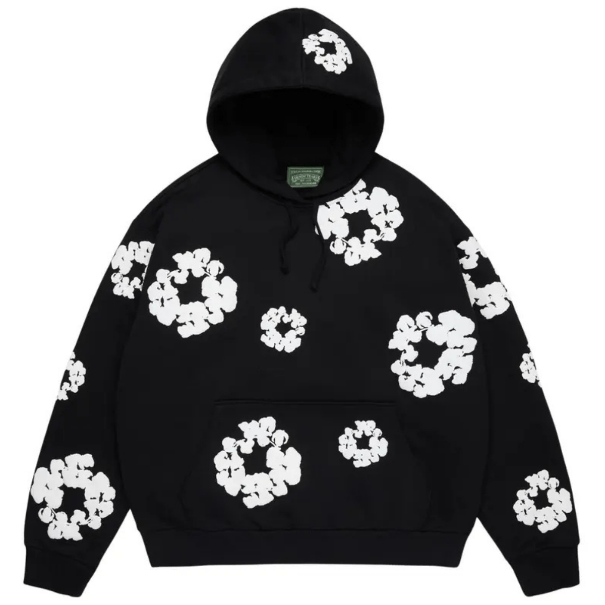 Denim Tears Cotton Wreath Hoodie 'Black' Hoodies Denim Tears