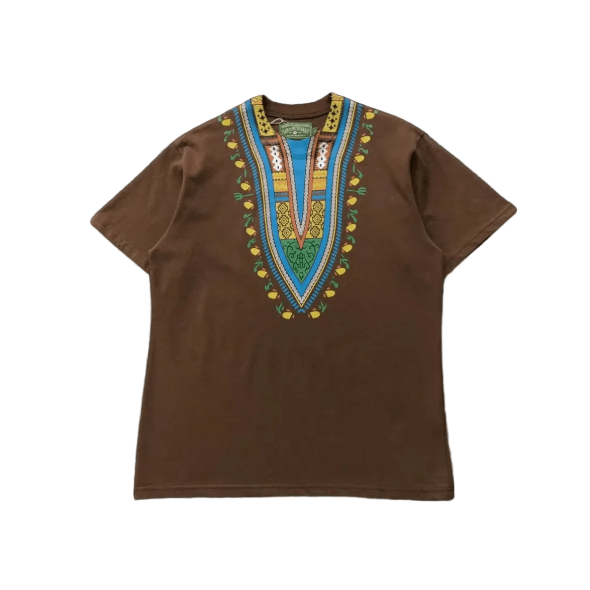Denim Tears Dashiki Trompe L'Oeil T-shirt 'Brown' T-shirts Denim Tears
