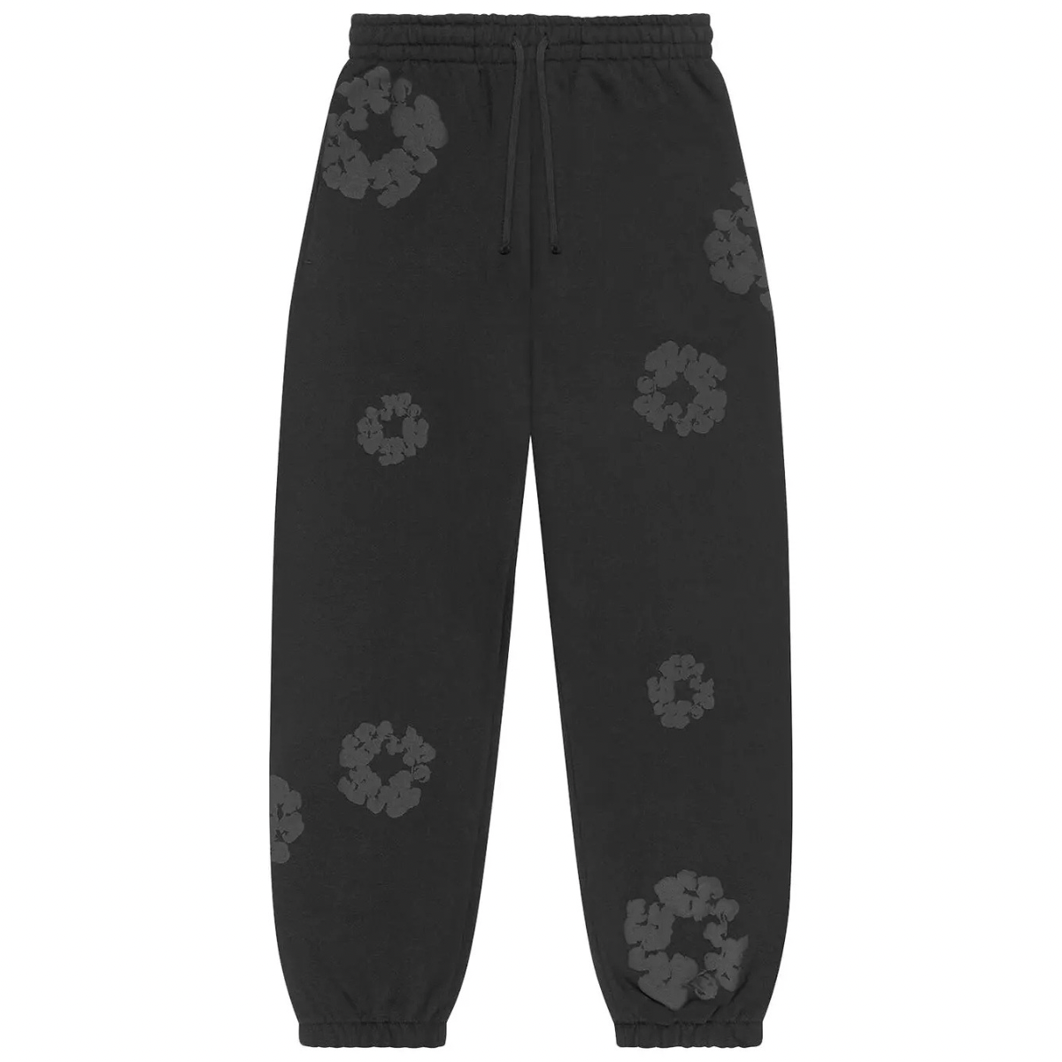 Denim Tears Mono Wreath Sweatpants 'Black' Sweatpants Denim Tears