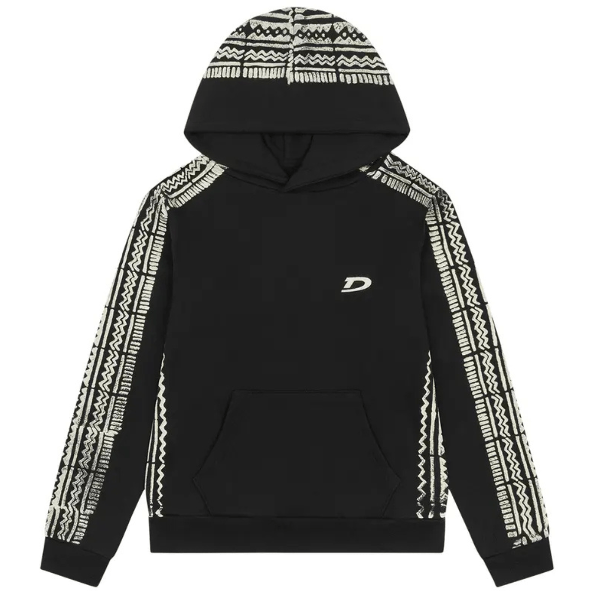 Denim Tears Mudcloth Hoodie 'Black' Hoodies Denim Tears